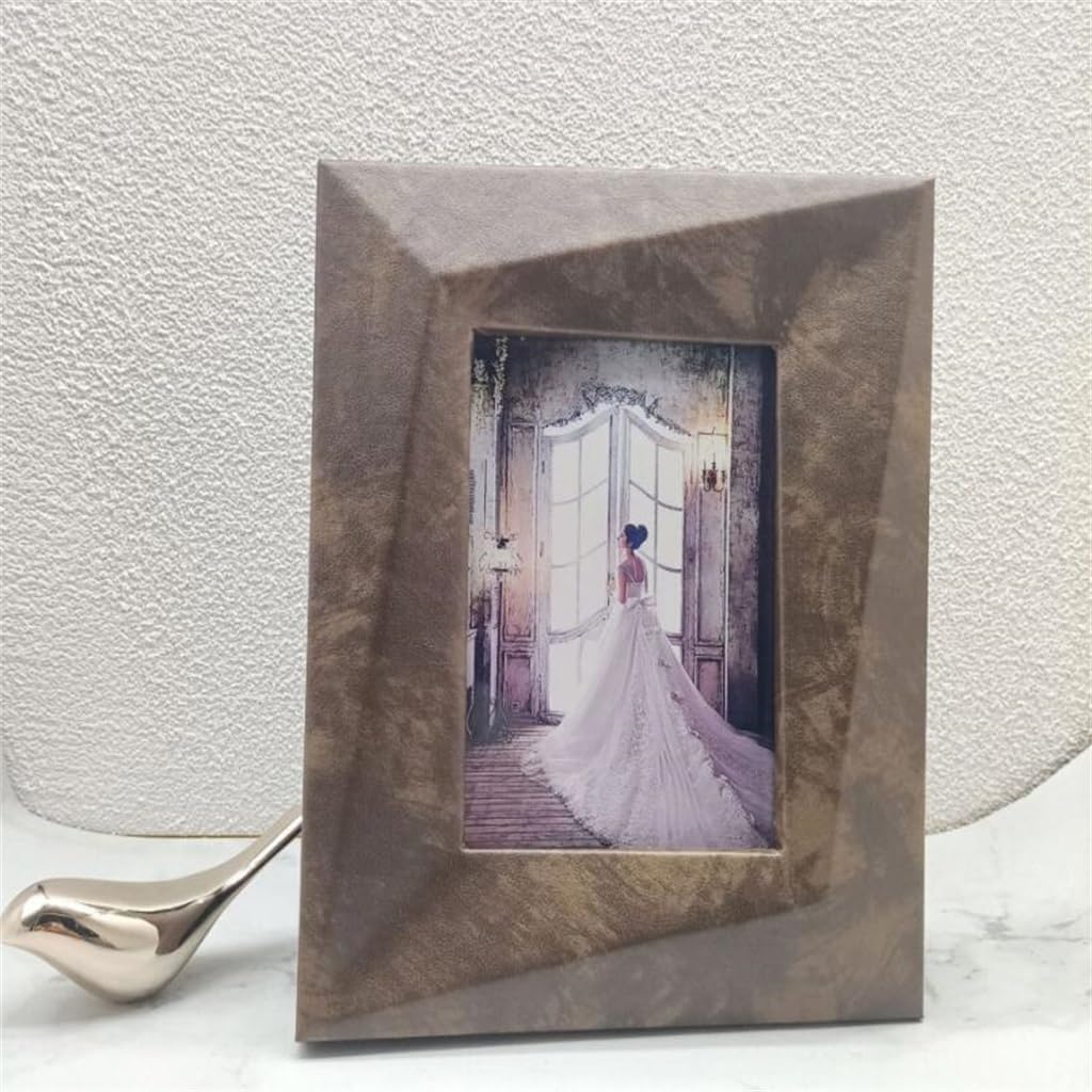 Leather Photo Frame, Lightweight Home Decoration, Table Setting