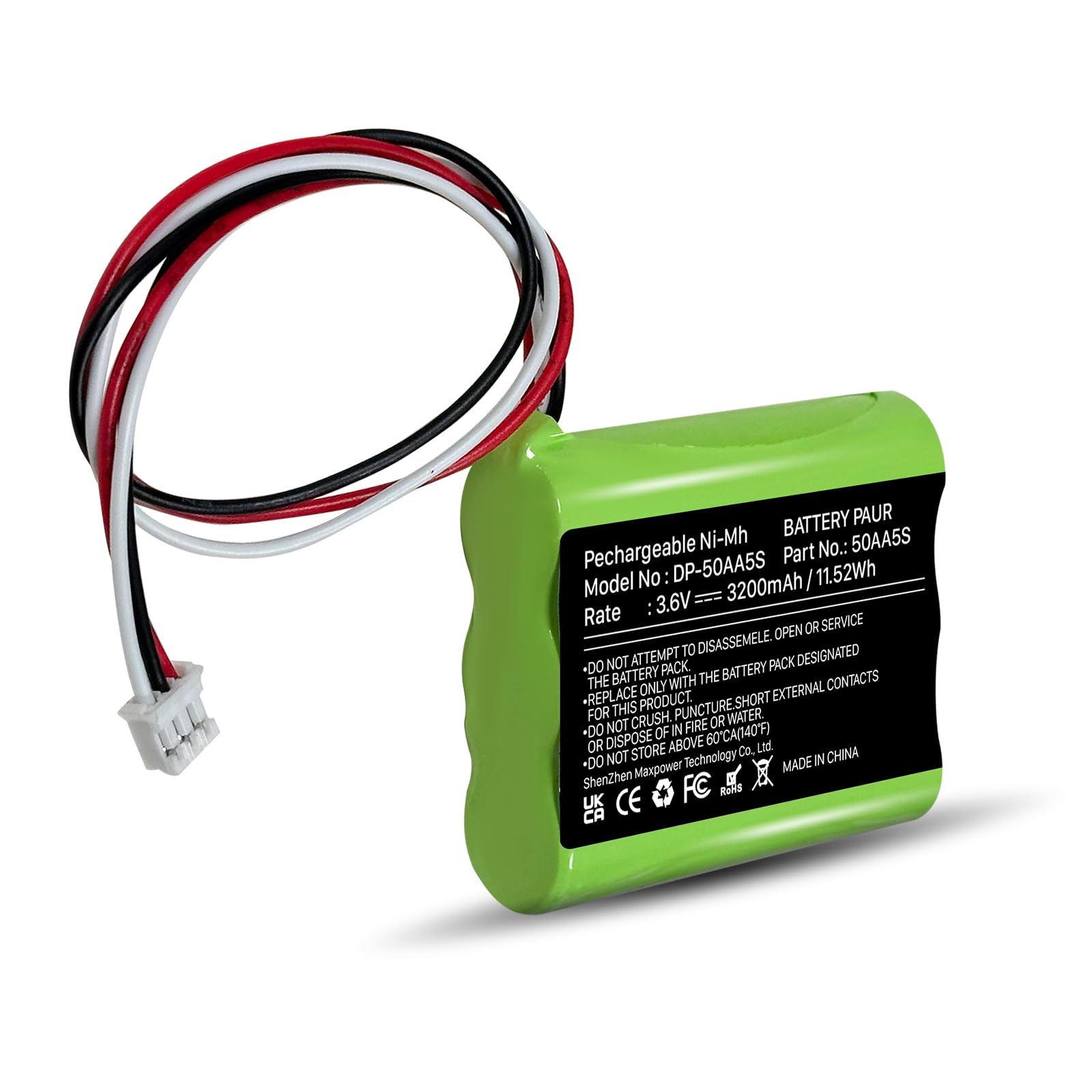 Toniebox Akku 3,6V 2000mAh - Ersatzakku Kompatibel Zu Tonies Hörspielbox