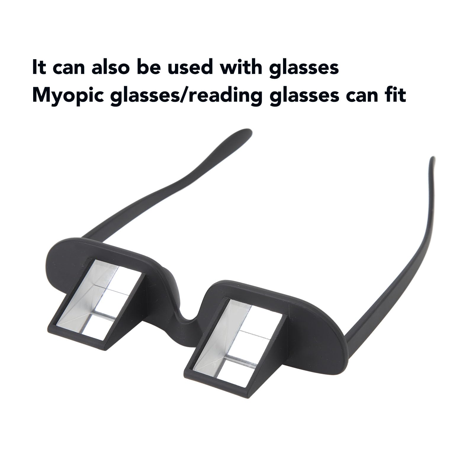 Lunettes Paresseuses pour éviter les Crampes au Cou, Lunettes à Prisme à 90 Degrés pour Regarder la Télévision ou Lire, Idéales pour la Pêche, les Employés de Bureau et les