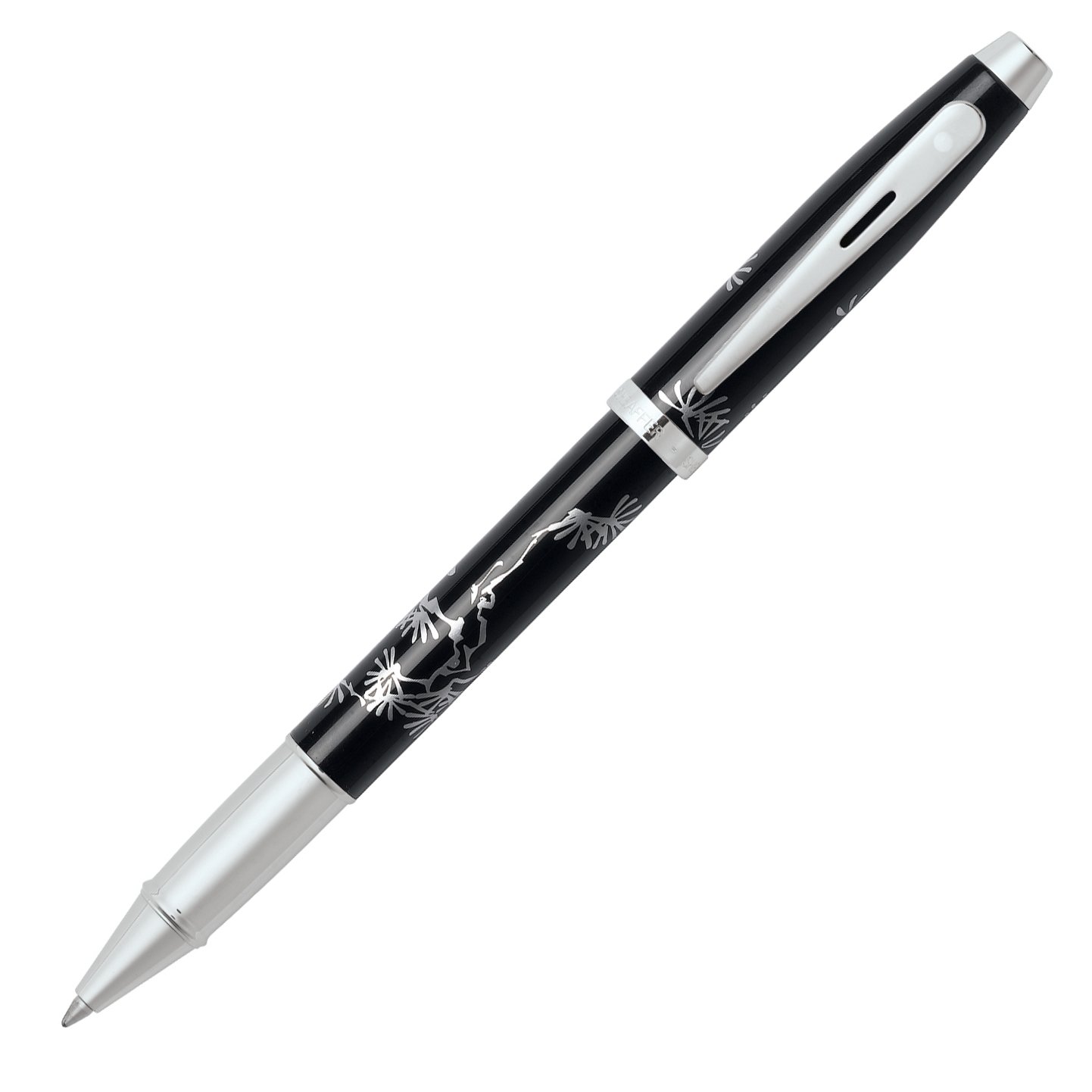 Sheaffer 9298-1 Silk Screened Pine Design Rollerball Pen - Black