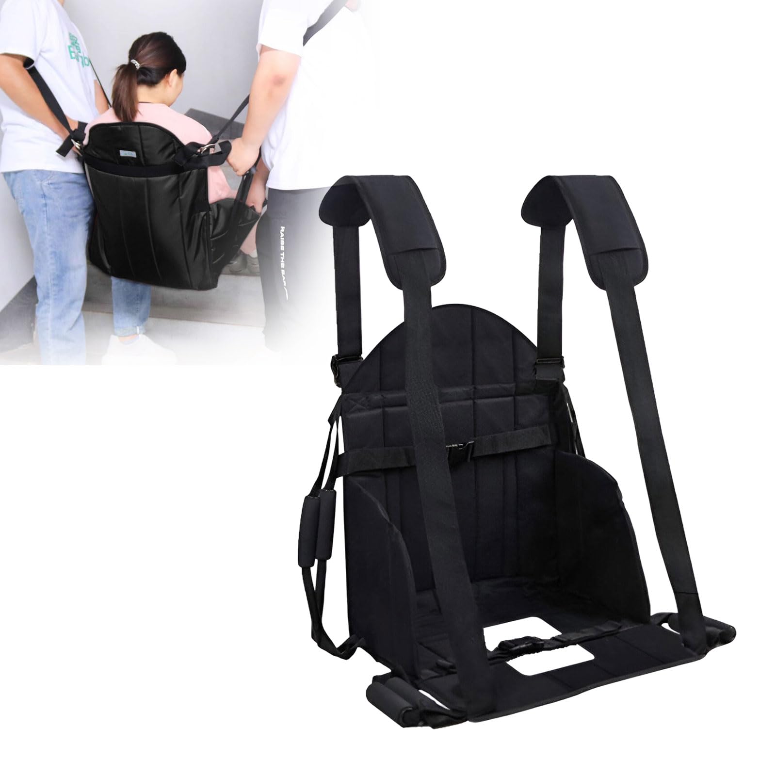 Mobility Transfergurt Transferhilfen für Bett Rollstuhl, Hebehilfe Hebeschlinge Hilfsmittel für Senioren, Ganzer Körper Schultergurt Transfer Aid Moving Belt Stehhilfe