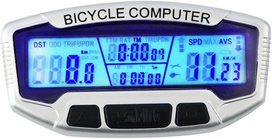 Wired Waterproof LCD Bicycle Computer Bike Cycling Computer Odometer Luminous Night Speedometer for bike wired Velometer bicycle