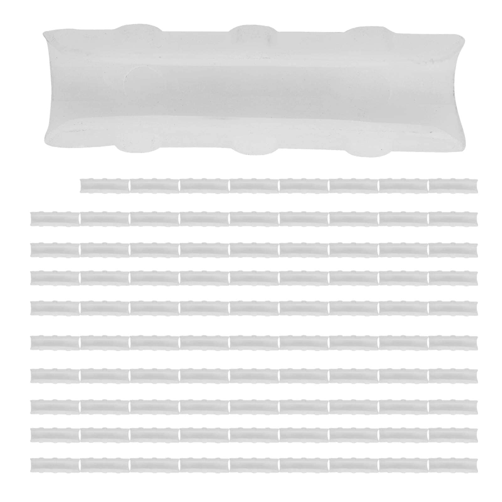 100 pz Serra Film Clip Giardino Edifici Tubo Clip Serra Telaio Tubo Tubo Clip Morsetto Connettore Kit