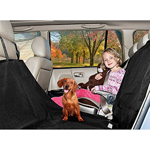 Furhaven Universal Water-Resistant Polycanvas Hammock-Style Backseat & Cargo Area Protector - Black, One Size #TOP10