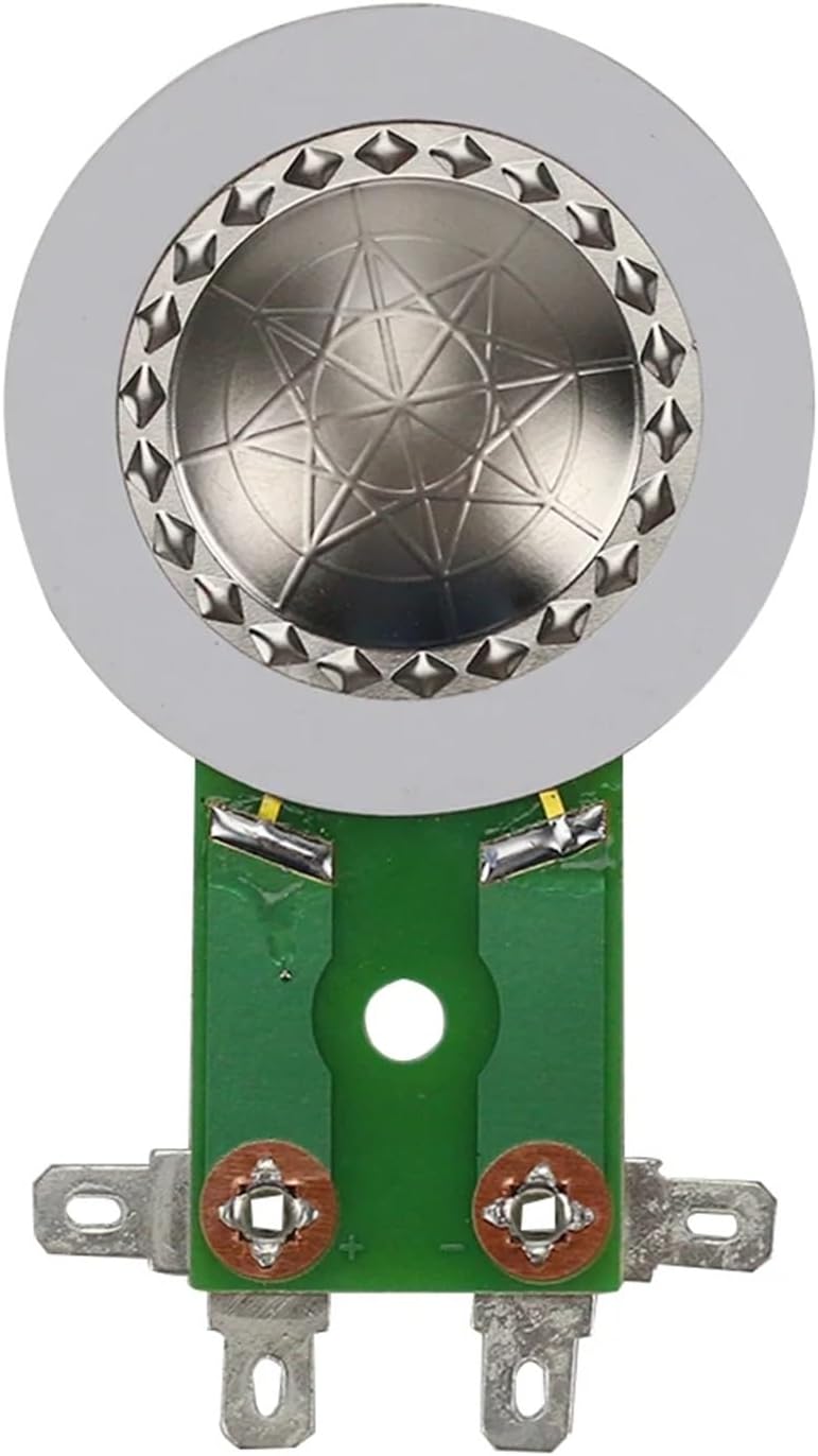 2PCS 25.5mm Coil Horn Tweeter Diaphragm Titanium Film Copper Clad Aluminum Round 25.4MM Speaker Repair Short Frame