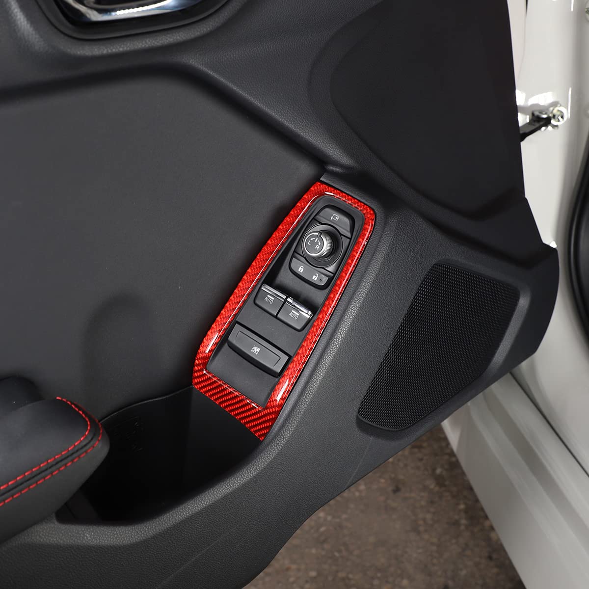 HAPPYHORSE Fit for Subaru BRZ 2022 Car Interior True Carbon Fiber (Red Soft Carbon Fiber) Decorative Accessories 2022 Subaru BRZ Special (Red LKLW-ASCF-1676)