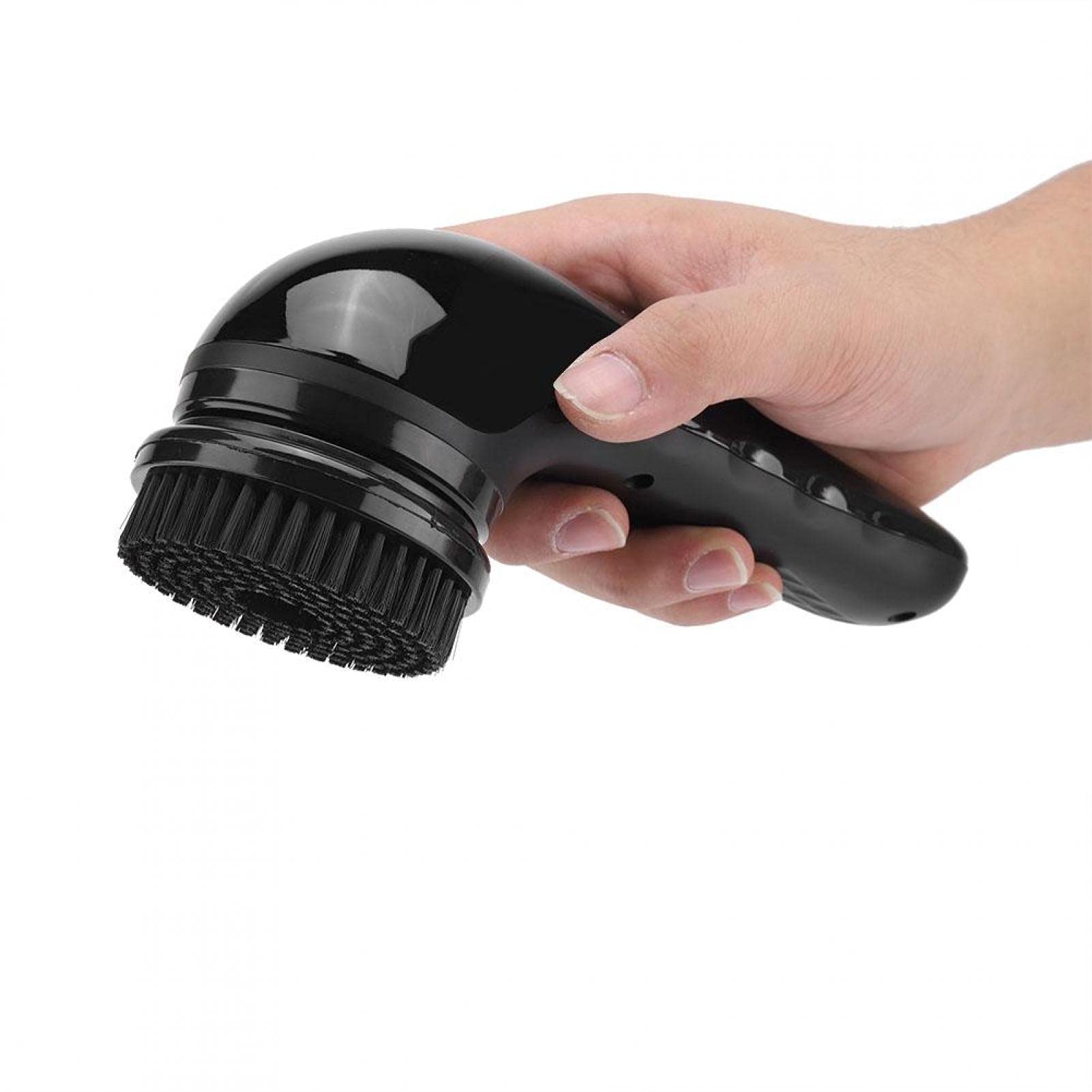 Kit lustrascarpe elettrico, Lucidatore per Scarpe Elettrico, Lucidatrice per scarpe in pelle multifunzionale portatile con spazzola elettrica ricaricabile tramite USB per scarpe, borse, divani