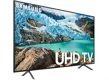 SAMSUNG UN50RU7100FXZA Flat 50-Inch 4K UHD 7 Series Ultra HD Smart TV with HDR and Alexa Compatibility (2019 Model)