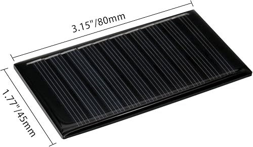 Miniatura 3 de 10 mini paneles solares para energía solar, kit de mini panel solar de 5 V 60 mA, juguete eléctrico, células fotovoltaicas, cargador de células
