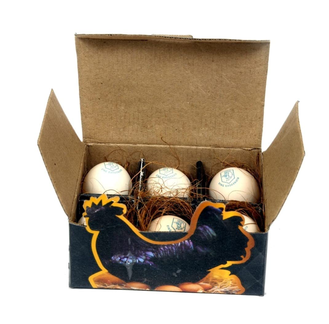 Buy King Kadaknath Farm World Free Range Pure y Eggs, High Protein Eggs