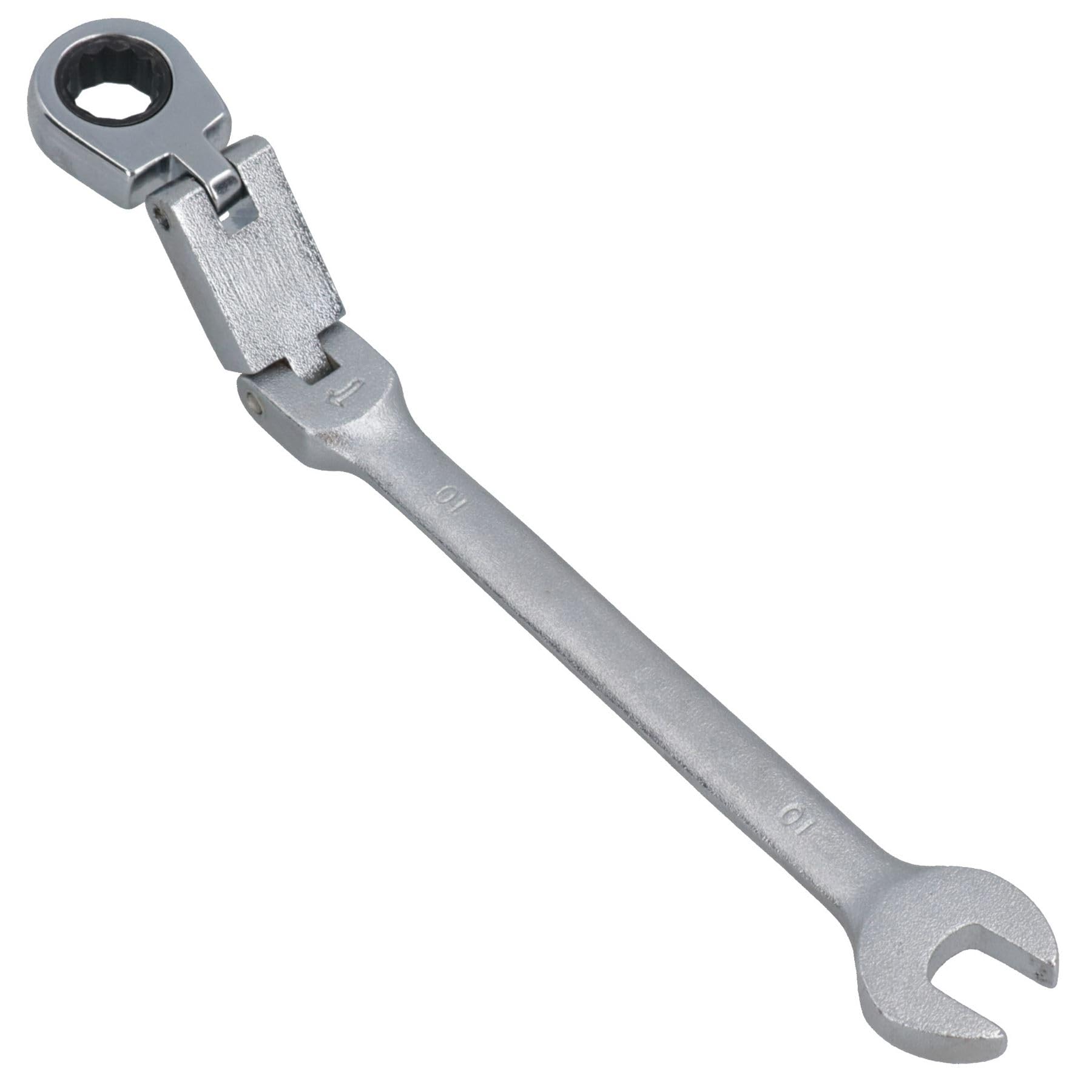 Clé mixte à cliquet flexible à double articulation 10 mm 72 dents