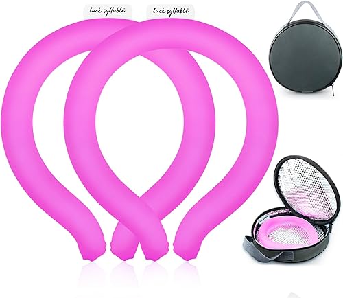 Miniatura 10 de Tubo de enfriamiento para cuello con bolsa aislada, enfriadores de hielo reutilizables para el cuerpo, enfriadores de cuello para clima caliente