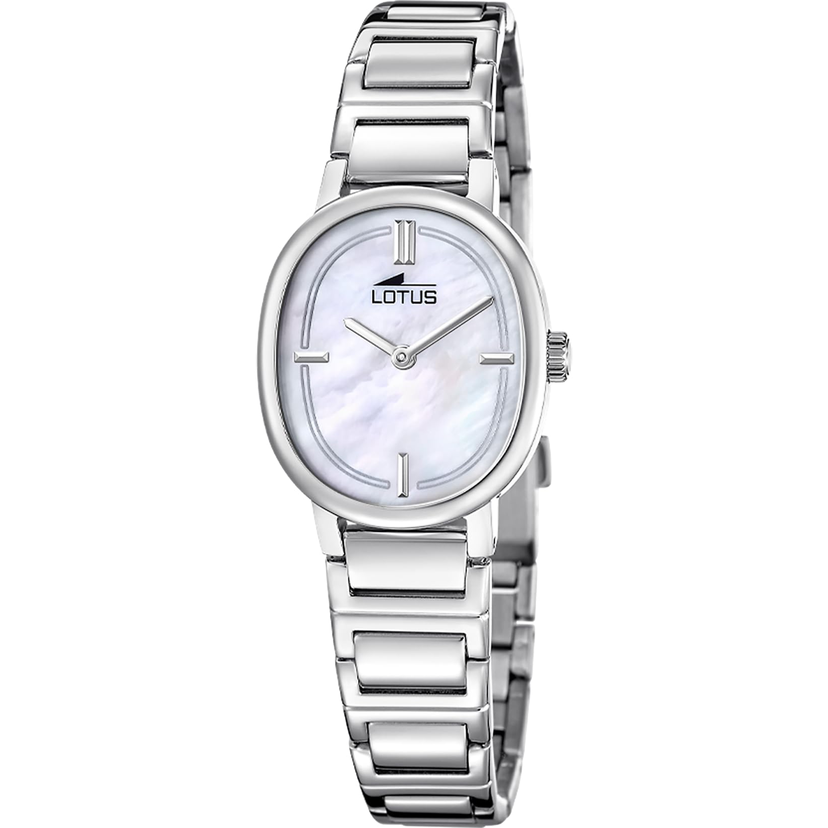 LOTUS Orologio Donna Analogico in Acciaio Inossidabile 316l Argentato | Movimento al Quarzo, Vetro Minerale ad Alta Resistenza, Impermeabile 5 ATM 19012/1 -2GETHER