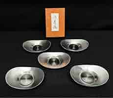 1588 煎茶道 秀夆堂 梨地 花形茶托5客セット　未使用 1588 煎茶道 秀夆堂 梨地 花形茶托5客セット 未使用 Amazon.co