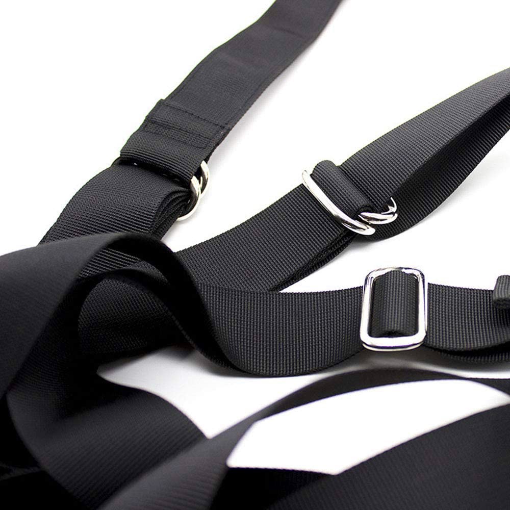 Columpio de nailon para interiores en la puerta con cojín, columpio ajustable Sexy de nailon suave