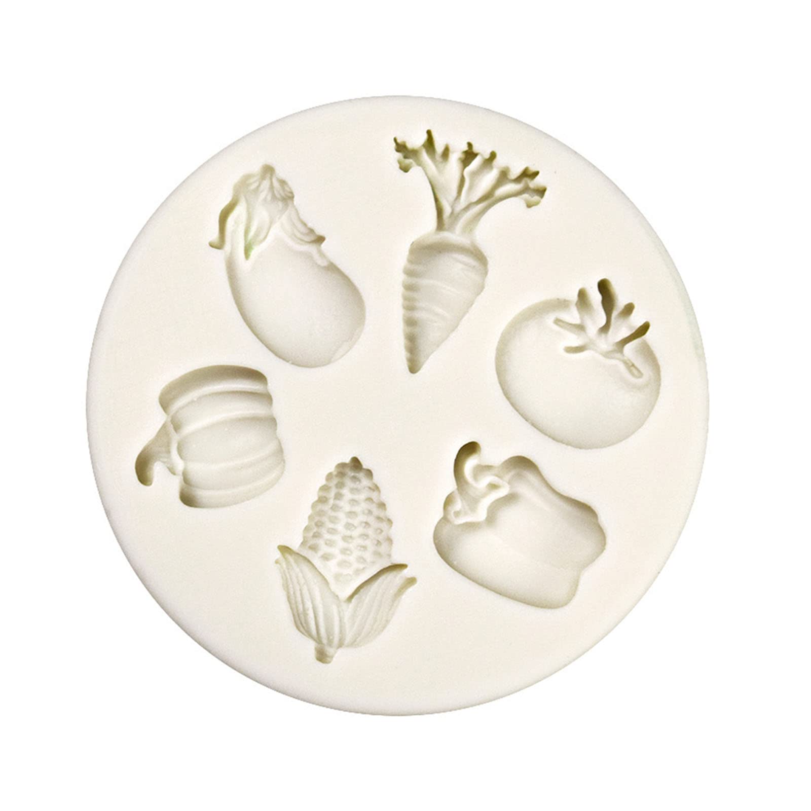 Kalttoy Cartoon Vegetable Shaped Silicone Mold Fondant Chocolate Cake Dessert Homes Kitchen Baking Supplies Dessert Mold for Baking Silicone Tools
