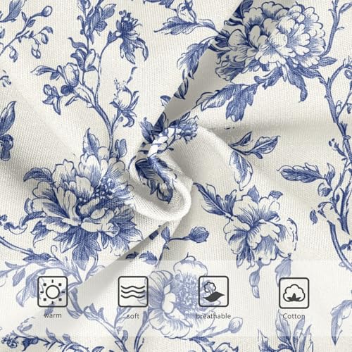 Girls' Underwear Vintage Floral Cotton Stretch Comfort Toddler Panties3