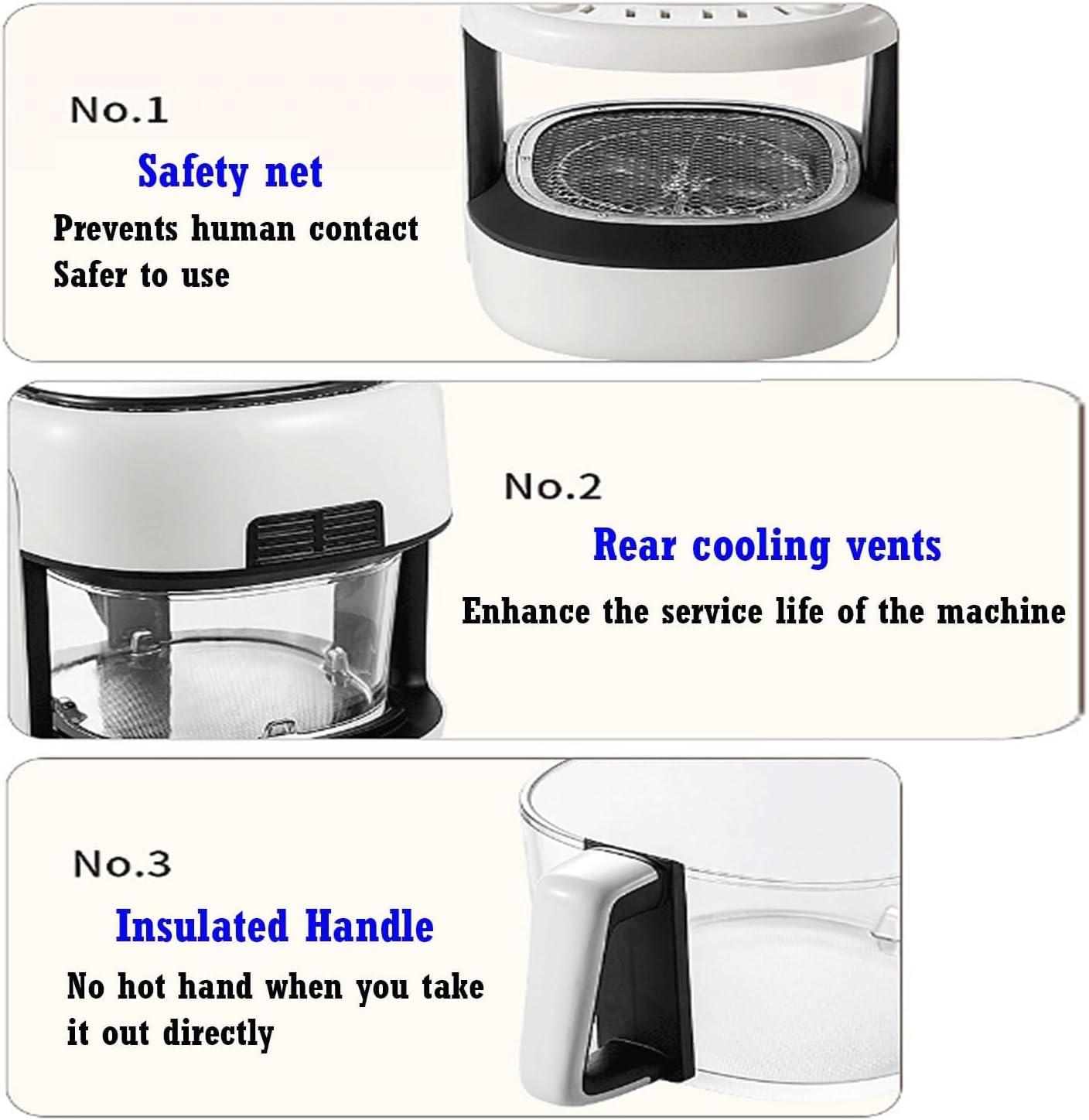 Top | ALMEKAQUZ Air Fryer, Mini Air Fryer One-Touch Digital Control Presets, French Fries, Chicken, Meat, Visual Cooking Window,Quick & Easy Meals in Minutes 2026 - view 6