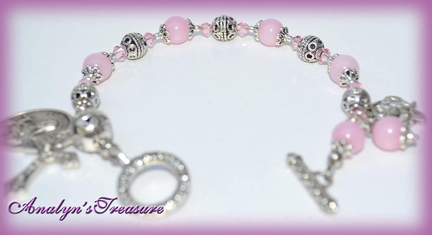 St. Theresa of Lisieux Rosary Bracelet, Little Flower, Gift for Confirmation, Communion, Wedding, Baptism, Birthday, Graduation, Catholic Jewelry