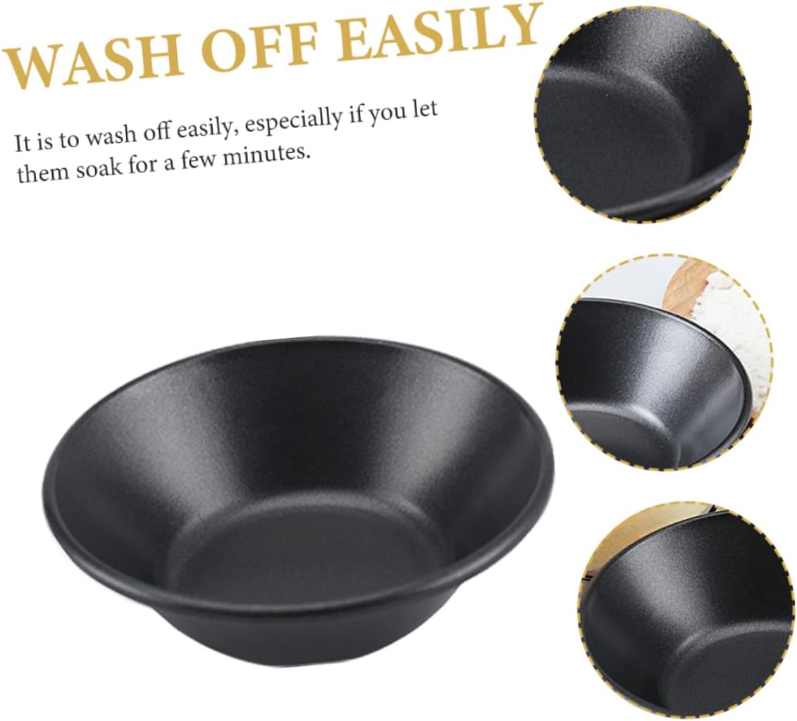 Hemoton 12pcs Non-stick Egg Tart Mold Versatile Baking Tools for Pudding Muffins Jelly Diy Baking Supplies for Home Professional Use