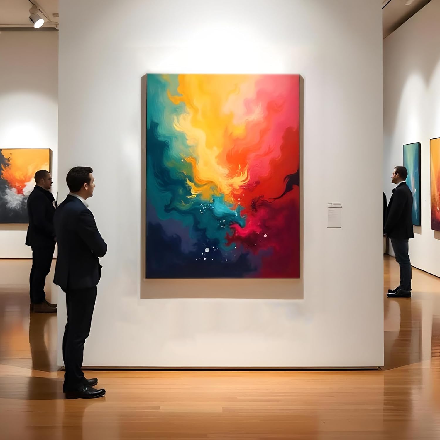 Falling in Art 2 Pack Unfinished Wooden Canvas Panels, 36x48 Gallery Birch Wood Panels Kit, 1 1/2" Deep Art Cradle Boards for Acrylic Painting, Pouring and Burning