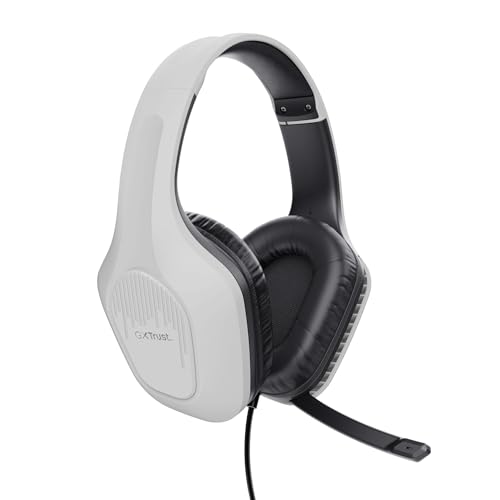 GXTrust 415PS Zirox Cuffie Gaming Leggere per PlayStation 5 con Driver da 50 mm, Jack Audio 3.5 mm, Cavo 1,2 m, Archetto Regolabile, Cuffie PS5 con Microfono Over-Ear - Bianco - Cuffia gaming - Immagine 11