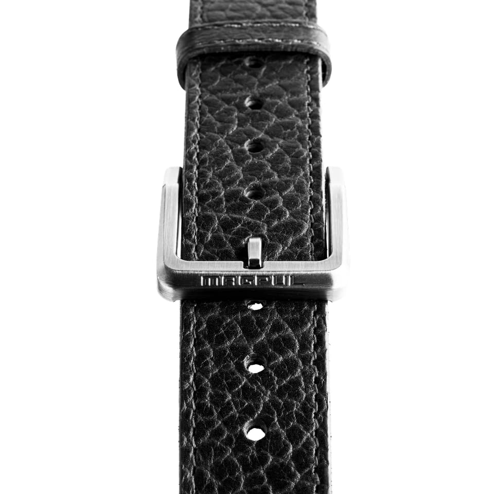 Magpul Tejas Gun El Cibolo Concealed Carry CCW Belt for Men Made of Bison Hide Leather and Reinforced Polymer, Black, 34