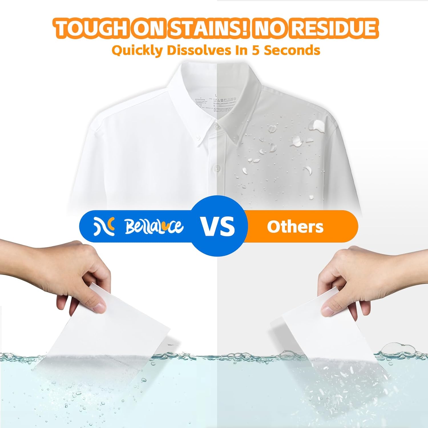 BellaLuce Laundry Detergent Sheets - Laundry Sheets, 400 Loads, Eco-Friendly, Plastic-Free, Fresh Linen Scent, Space Saving, Fast Dissolve & Hypoallergenic