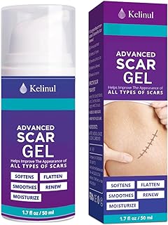 Silicone Scar - Scar Silicone - Silicone Gel For Scars Old and New - Scar Gel for Face Body - Silicone Scars