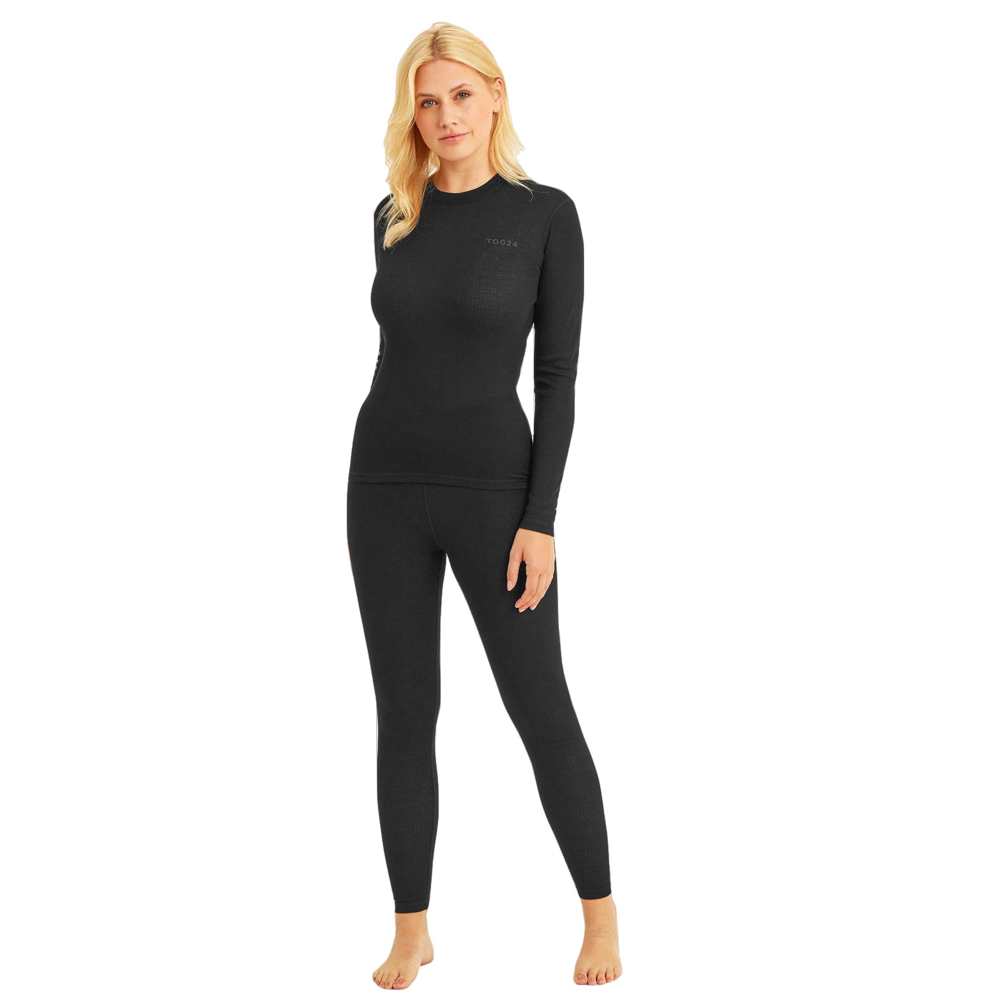 TOG24 Darley Thermal Base Layer Set. Mens Thermal Base Layer Set and Womens Thermal Base Layer Set Made From A Super Stretchy Fabric To Help You Move Easily. Create A Superwarm Layer Against The Skin.