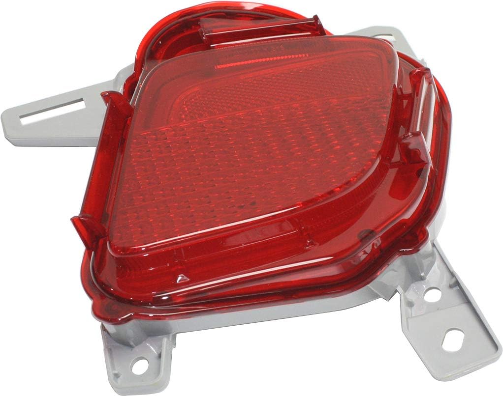Garage-Pro Bumper Reflector Compatible with Toyota Highlander 2014-2019 Rear, Driver Side