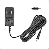 12V 1A Power Supply UL Certified 10FT Extra Thick Power Cord DC 12 Volt 1 Amps Power Adapter with 3.5 x 1.35mm and 5.5 x 2.1mm DC Plug for CCTV Camera Router etc