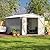 Patiowell 12 x 8 FT Outdoor Storage Shed, Steel Shed Storage House with Design of Lockable Doors, Utility and Tool Storage for Garden, Patio, Backyard, Outside use, Gray