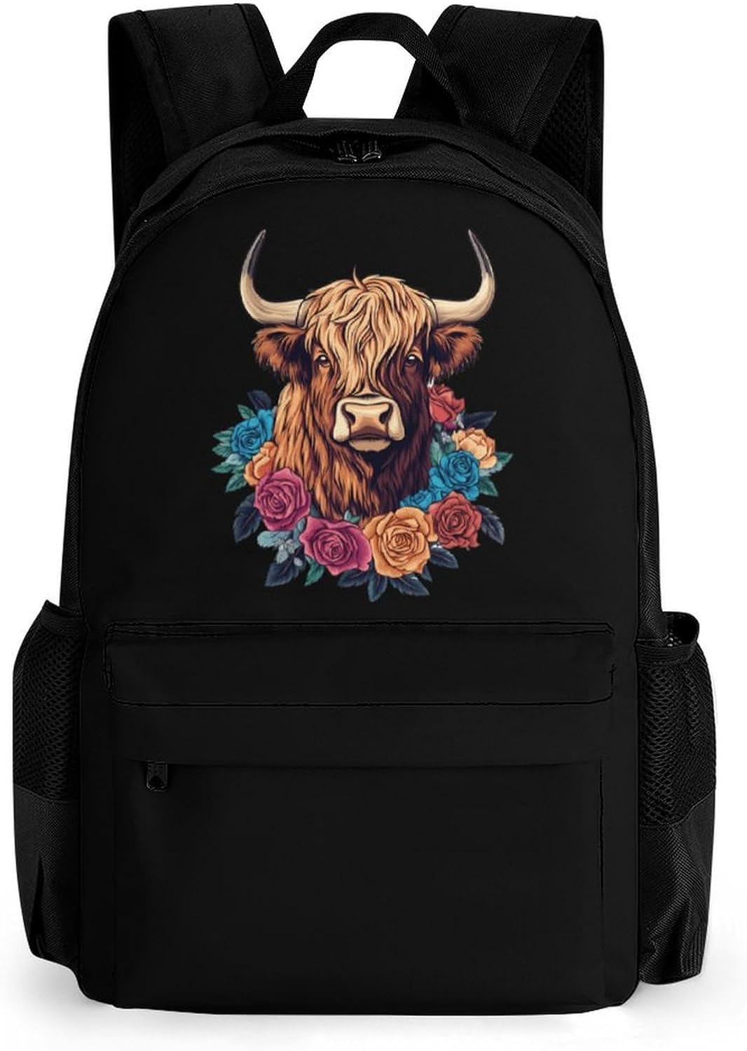 Highland Cow Laptop Backpack for Men Women Fashion Computer Bag Business Travel Daypack