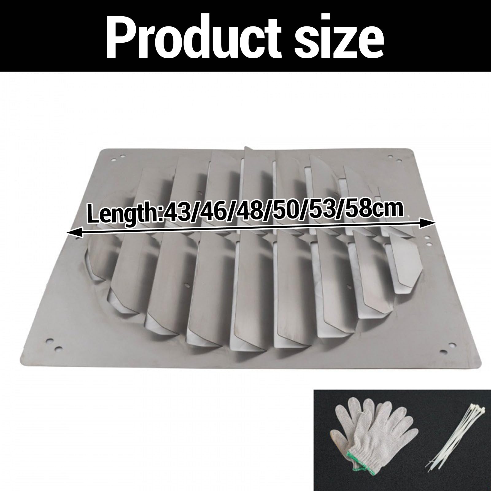 Accesorio de ventilación de aire acondicionado de acero inoxidable para exteriores, mejora la eficiencia del flujo de aire para sistemas HVAC, resistente a la intemperie y diseño duradero, perfecto