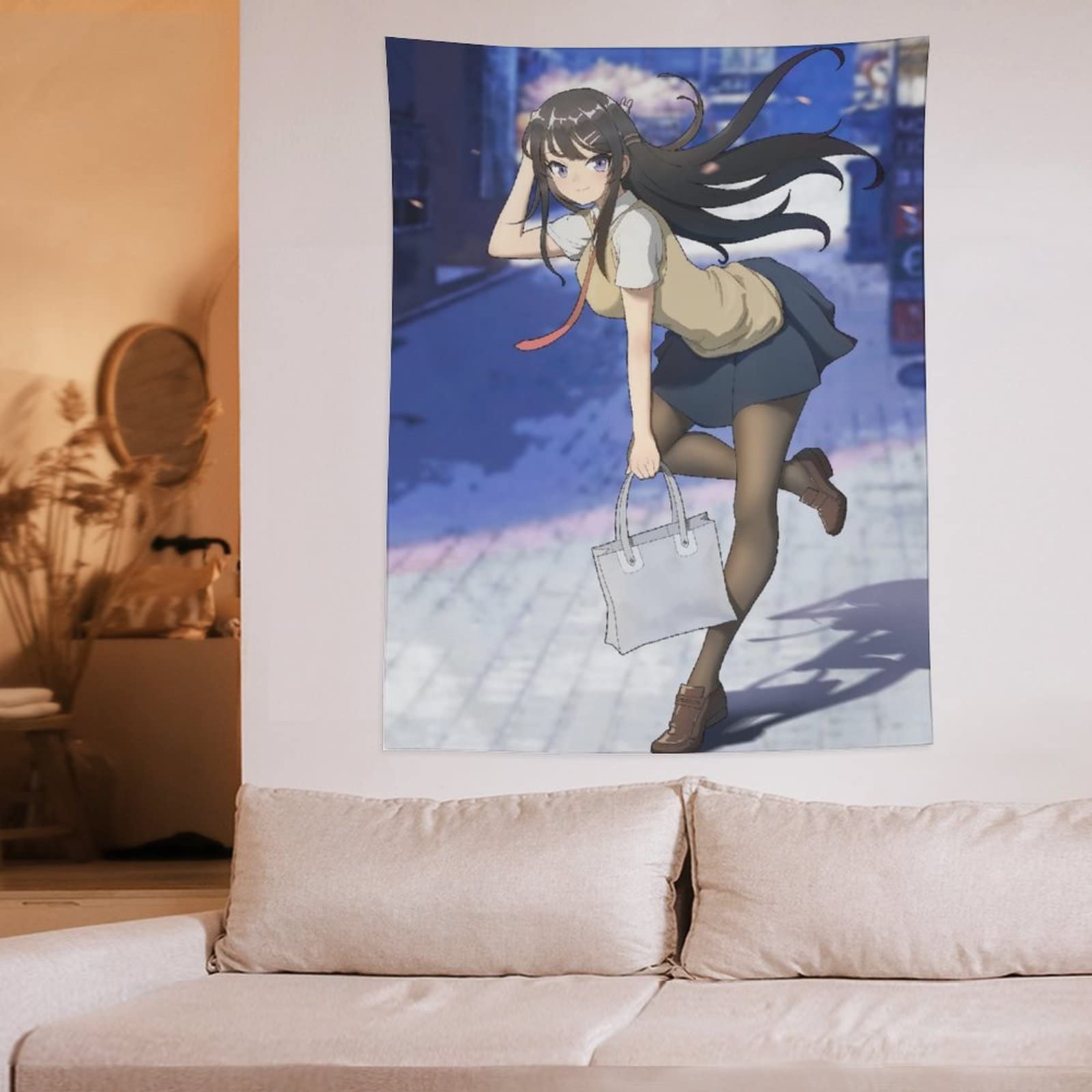 Amazon.co.jp: タペストリー 萌え アニメ柄 青春ブタ野郎シリーズ 青