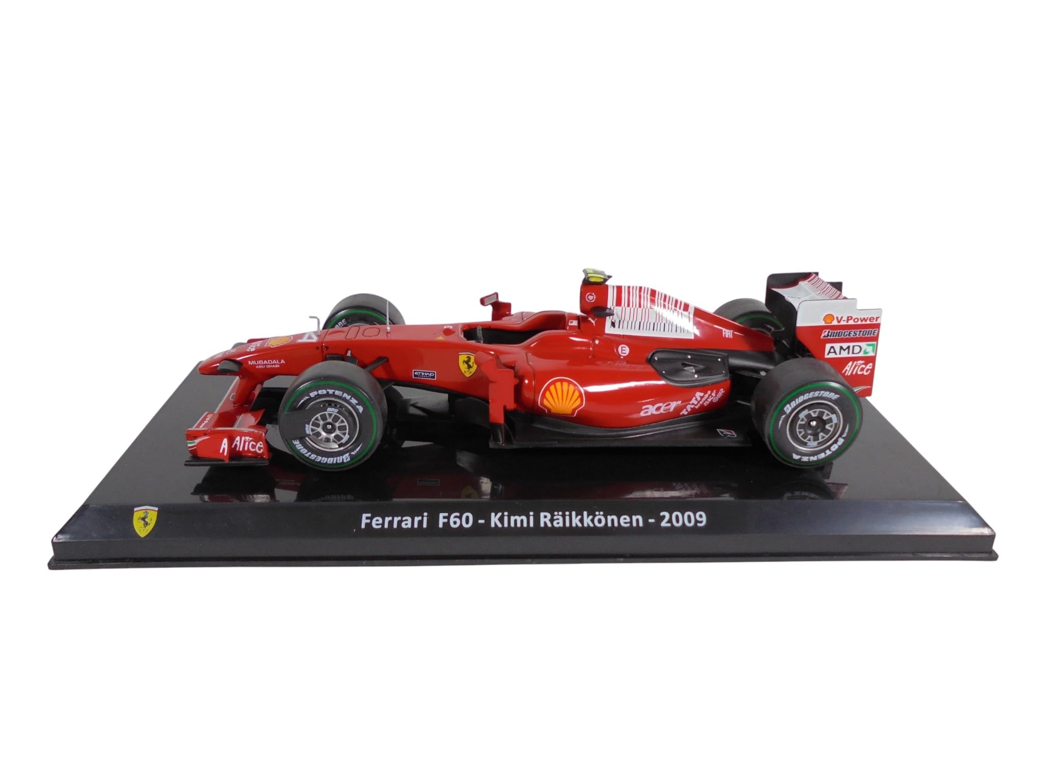 Ferrari F60 Flat Out モナコGP 2009 Formula 1 Compatible with Ferrari F60 Kimi Räikkönen 2009-1/24