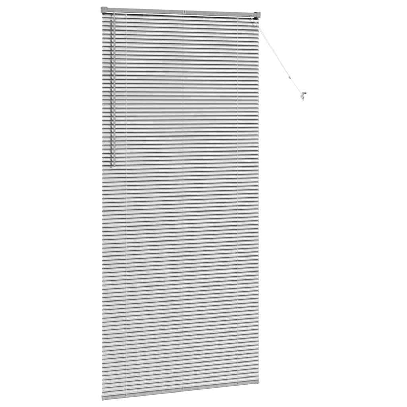 Gecheer Tenda per Finestra con Tende Altro Argento 100 x 220 cm AlluminioTende Moderne
