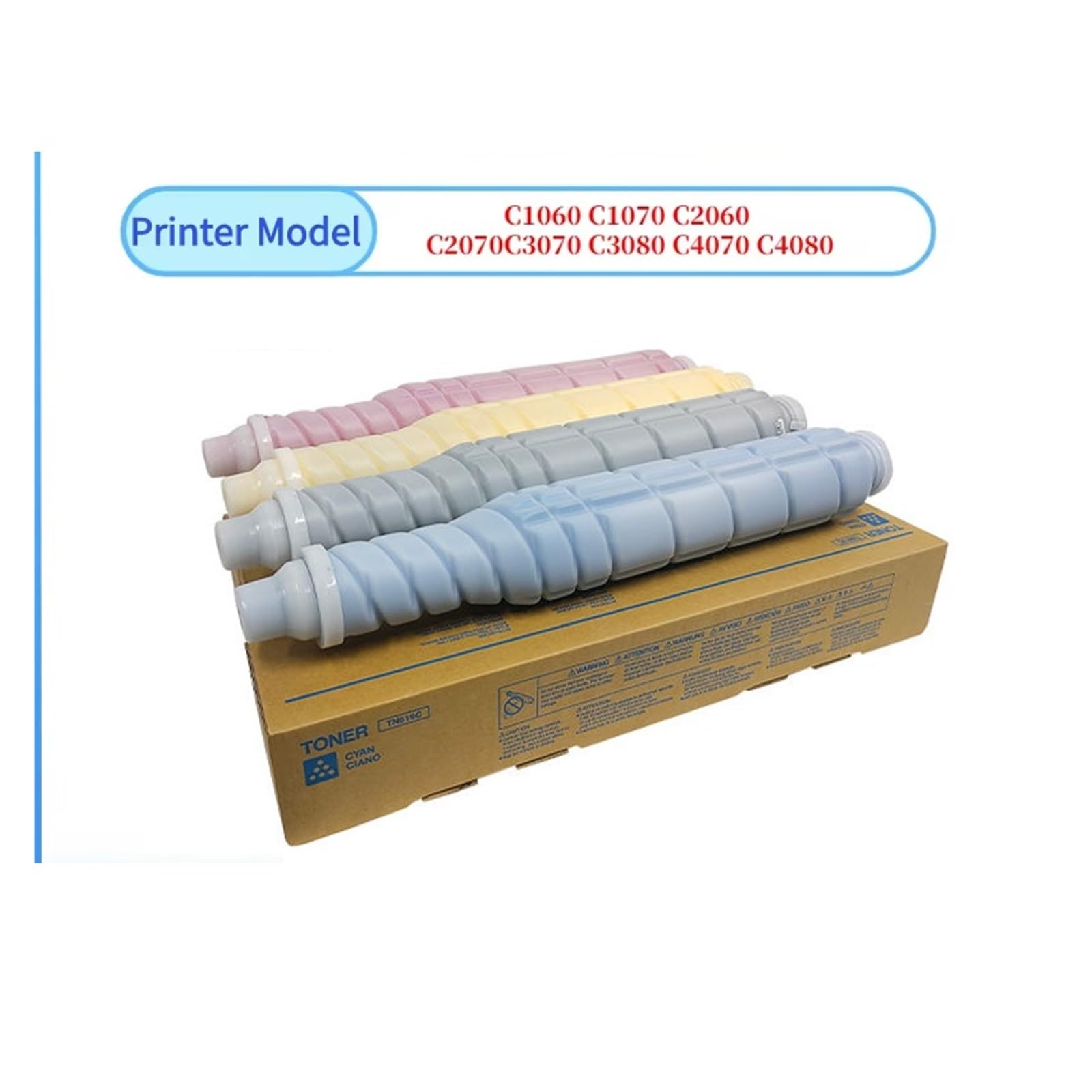 Cartuccia toner TN619 da 4 pezzi compatibile for Konica Minolta C1060