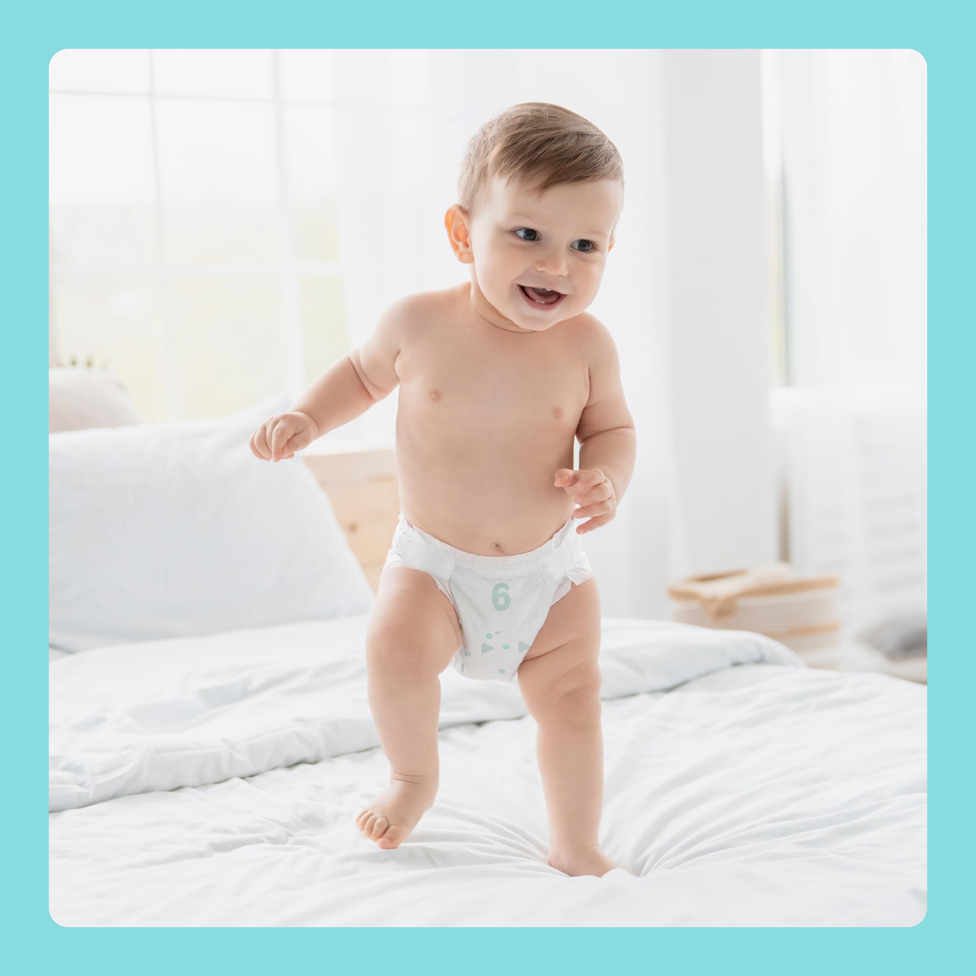 by Amazon Pañales - Talla 6 (14-19kg) - 105 unidades (3 Paquetes de 35)