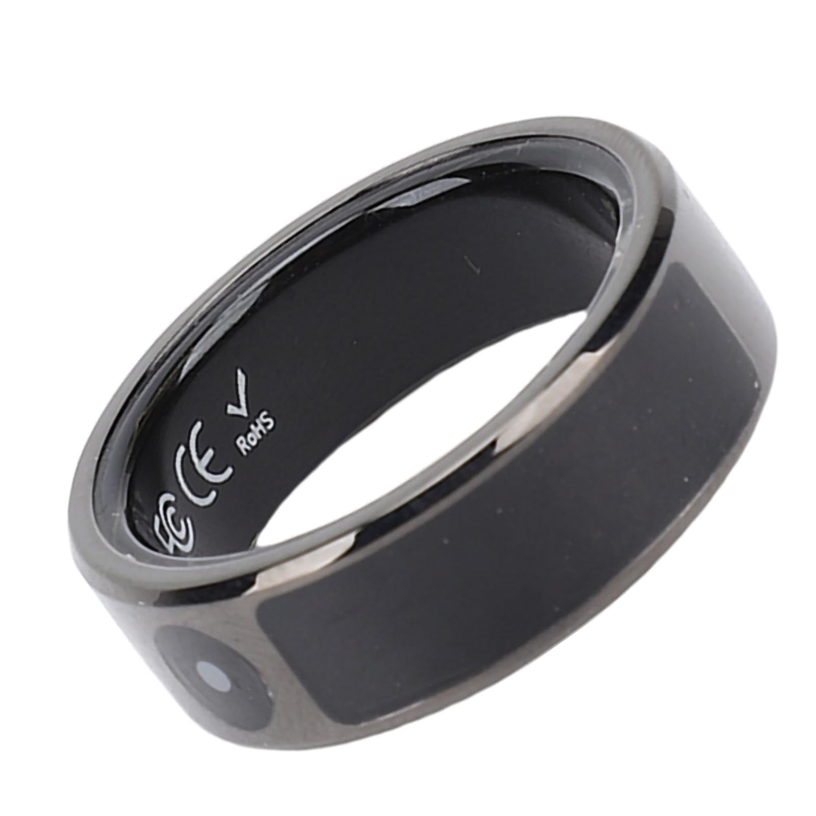 RiToEasysports Bague Intelligente, Tracker d'activité à écran Tactile avec écran Couleur avec Plusieurs Modes Sportifs, étanche pour Hommes et Femmes, Compatible (Taille 9 (ID 18,9 mm / 0,74 Pouces