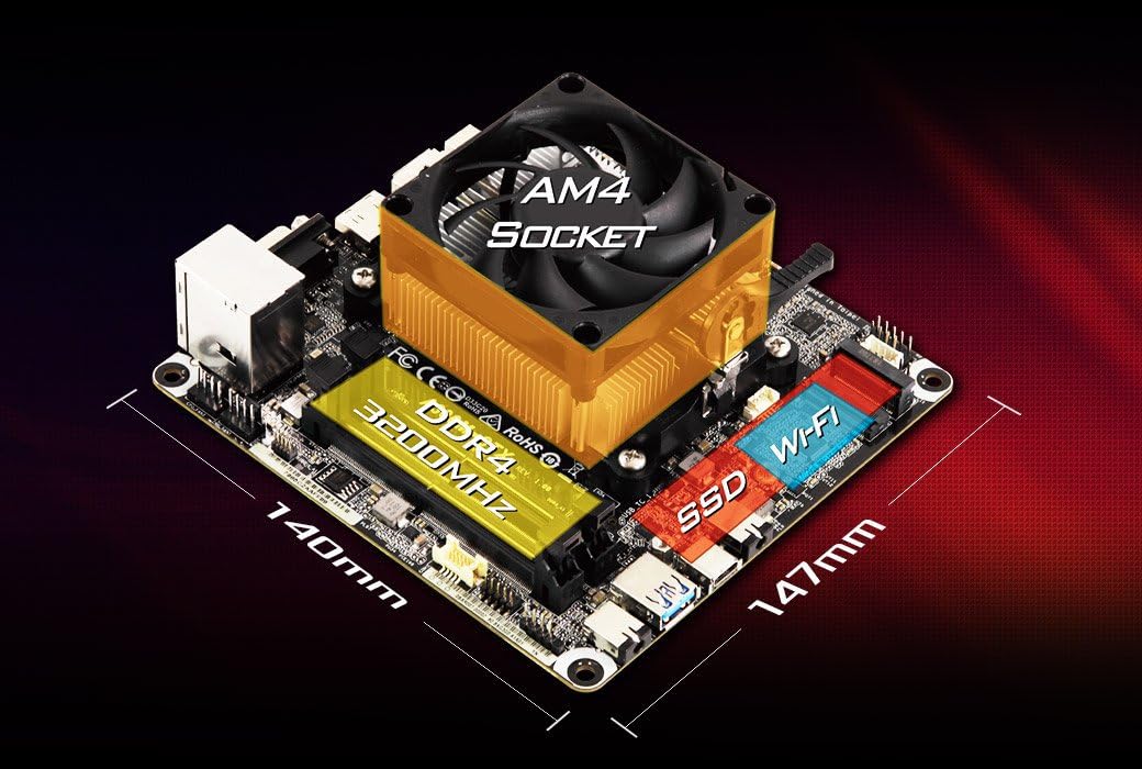 ミニPC deskmini x300 ryzen5 5600g Windows11 pro ASRock DESKMINI X300W Barebone - Compact AMD AM4 Socket PC