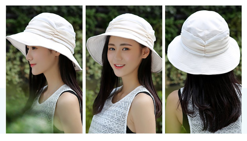 Chapeau Soleil Large Bord Femme - Protection UV Avec Voile Détachable | Idéal Plage, Pêche Et Voyage