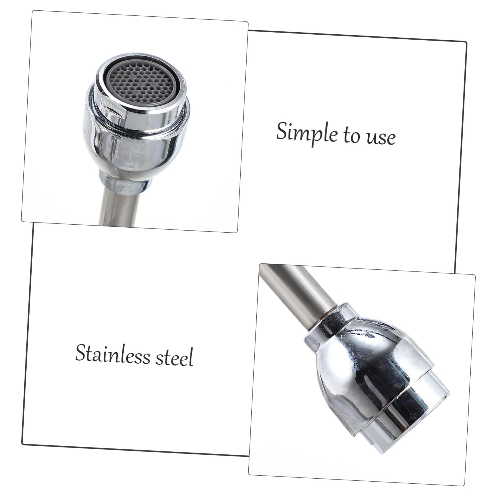Lavaojos Portátil de Acero Inoxidable para Grifo, Flujo Continuo