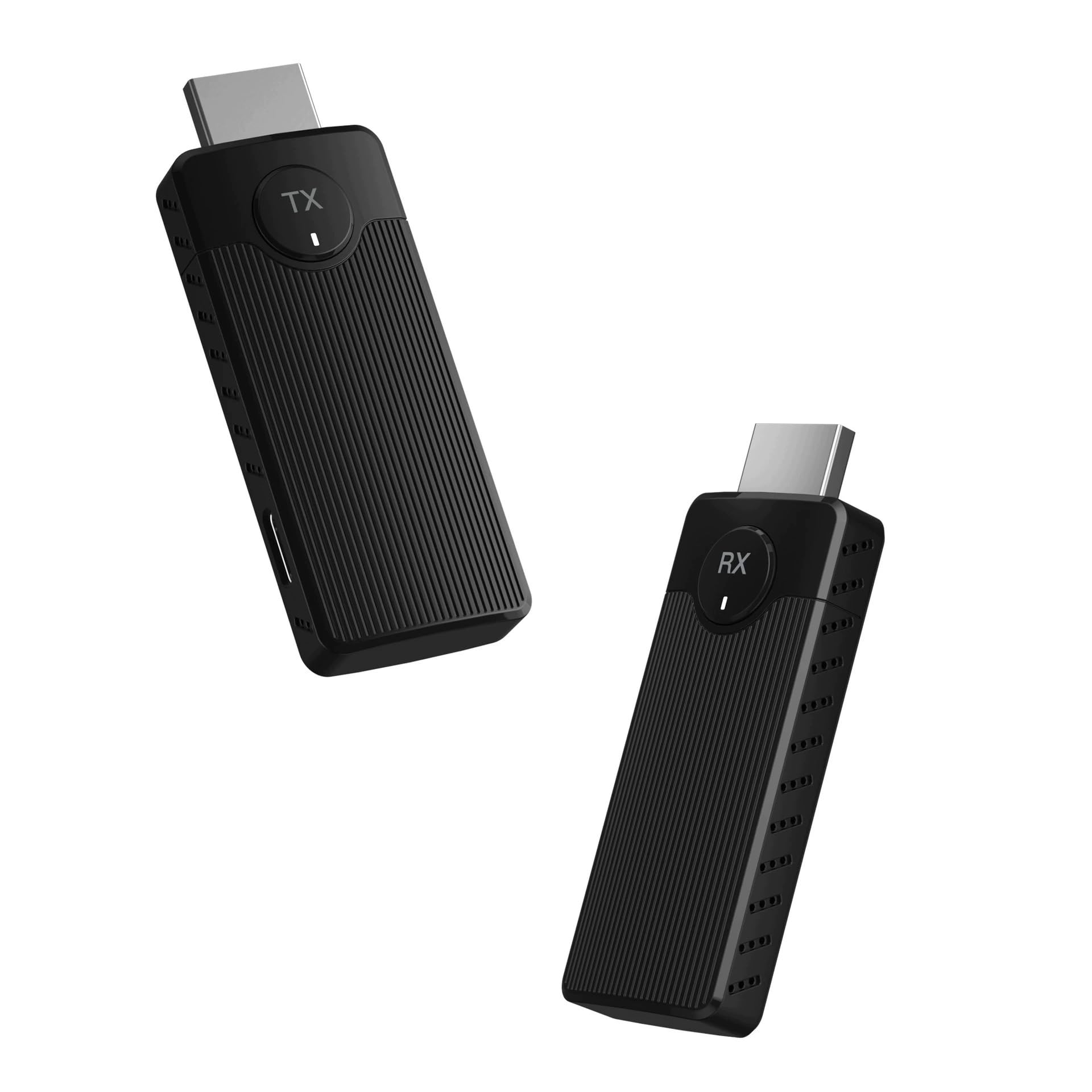 Transmisor y receptor HDMI inalámbrico, extensor HDMI de 165FT/50m, decodificación 4K y salida 1080P, portátil plug&play de 5G+2.4G para transmitir video y audio a un monitor desde laptop/PC/TV Box