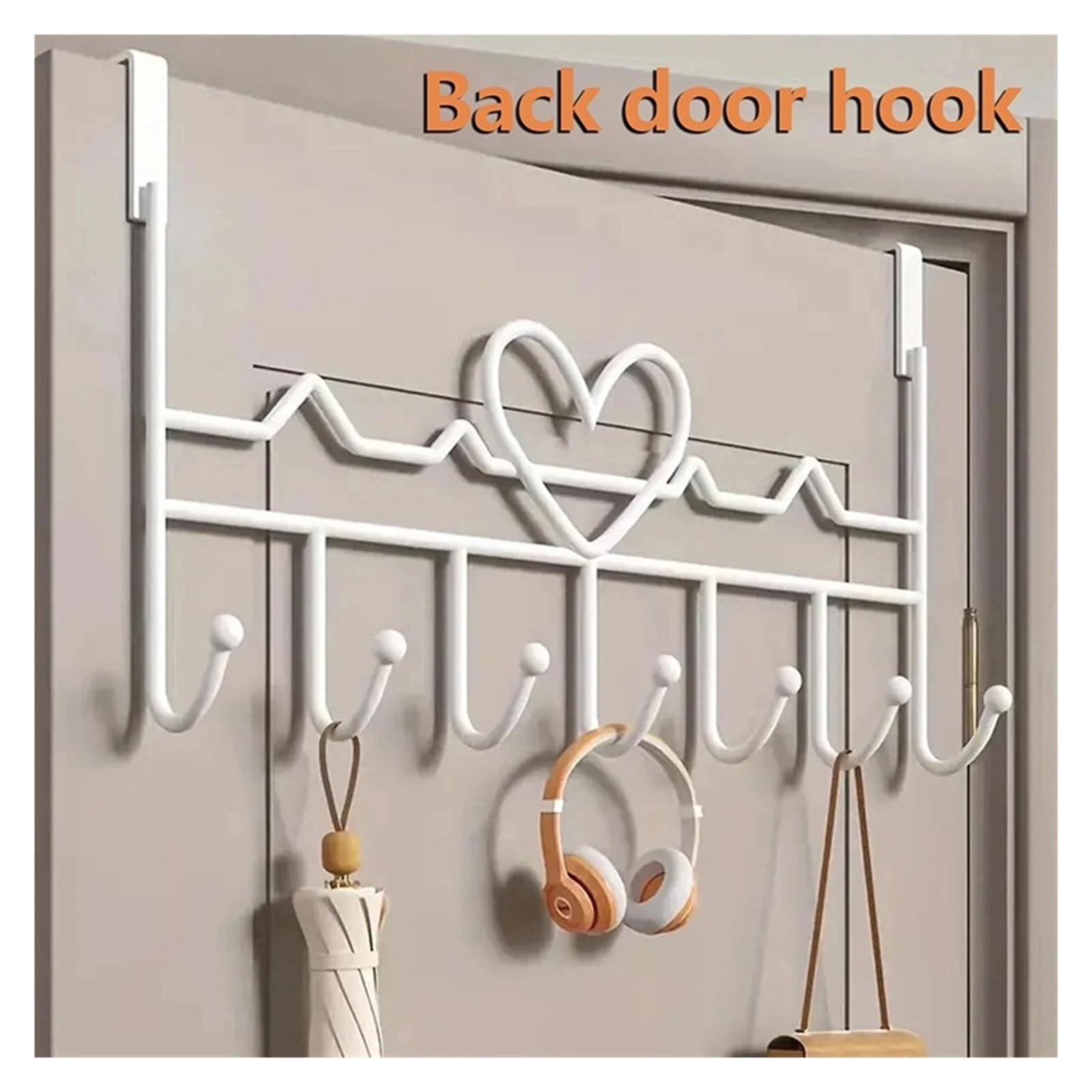 Gancho Para Colgar Sobre La Puerta Puerta detrás del gancho de almacenamiento for colgar en la pared