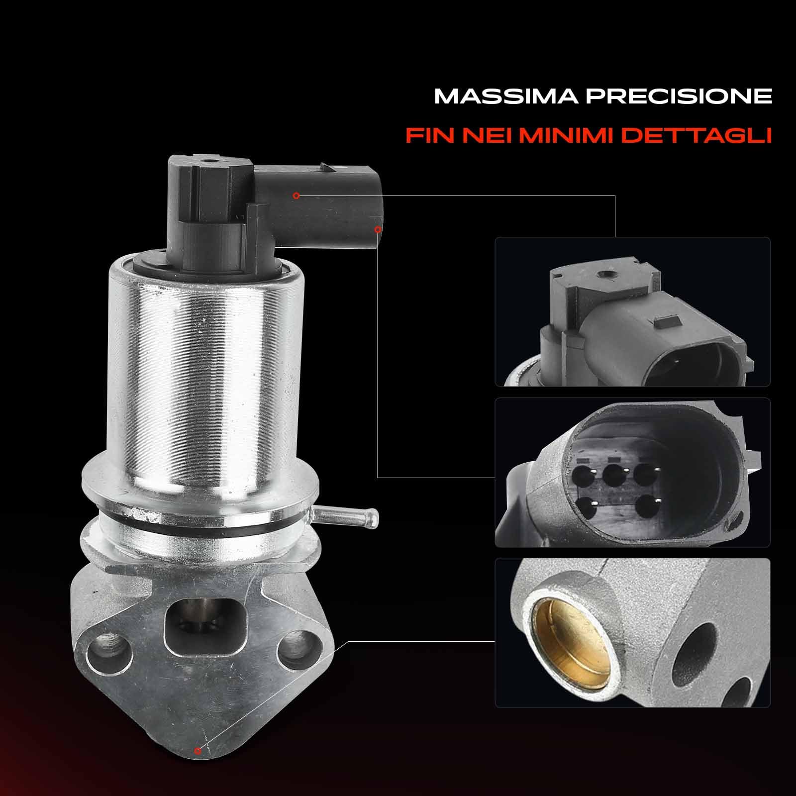 Frankberg Valvola EGR Benzina Compatibile con Golf IV 1J1 1.4L A2 8Z0 1.4L Golf IV Variantee 1J5 1.6L Golf IV Variantee 1J5 1.4L L.u.p.o 6E1 6X1 1.4L Replace# XEGR68