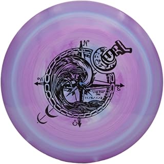 Lone Star Disc Alpha Curl | Stable Disc Golf Distance Driver | Durable & Smooth Premium Plastic | Accurate Forehand and Backhand Drives | Colors May Vary