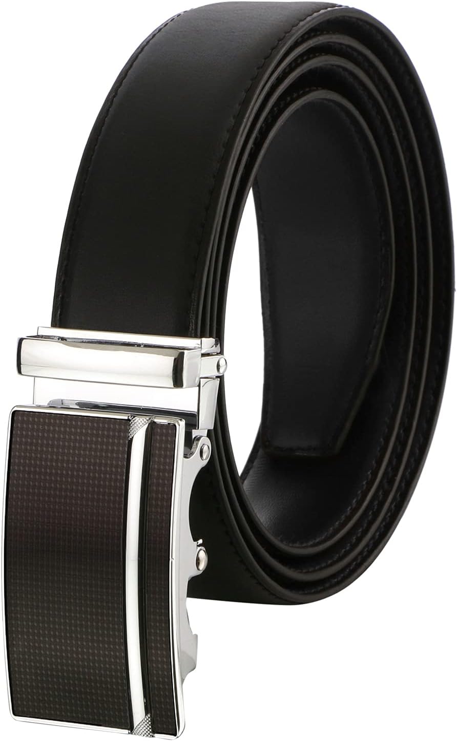 LabnoftMen's Leather Auto Lock Belt
