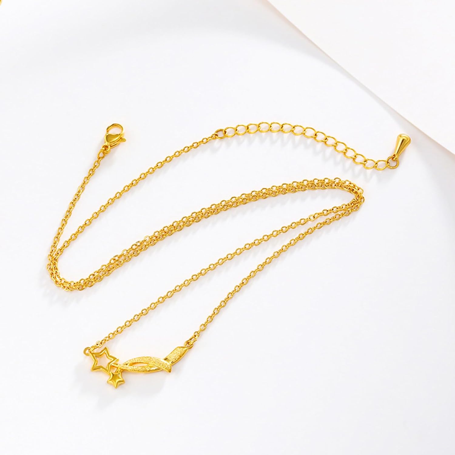 [RFSHOP] K18YG ネックレス 18K レディース 星 イエローゴールド 18金 ペンダント k18ネックレス 人気 ネックレス 誕生日 記念日 贈り物 母の日 クリスマス プレゼント